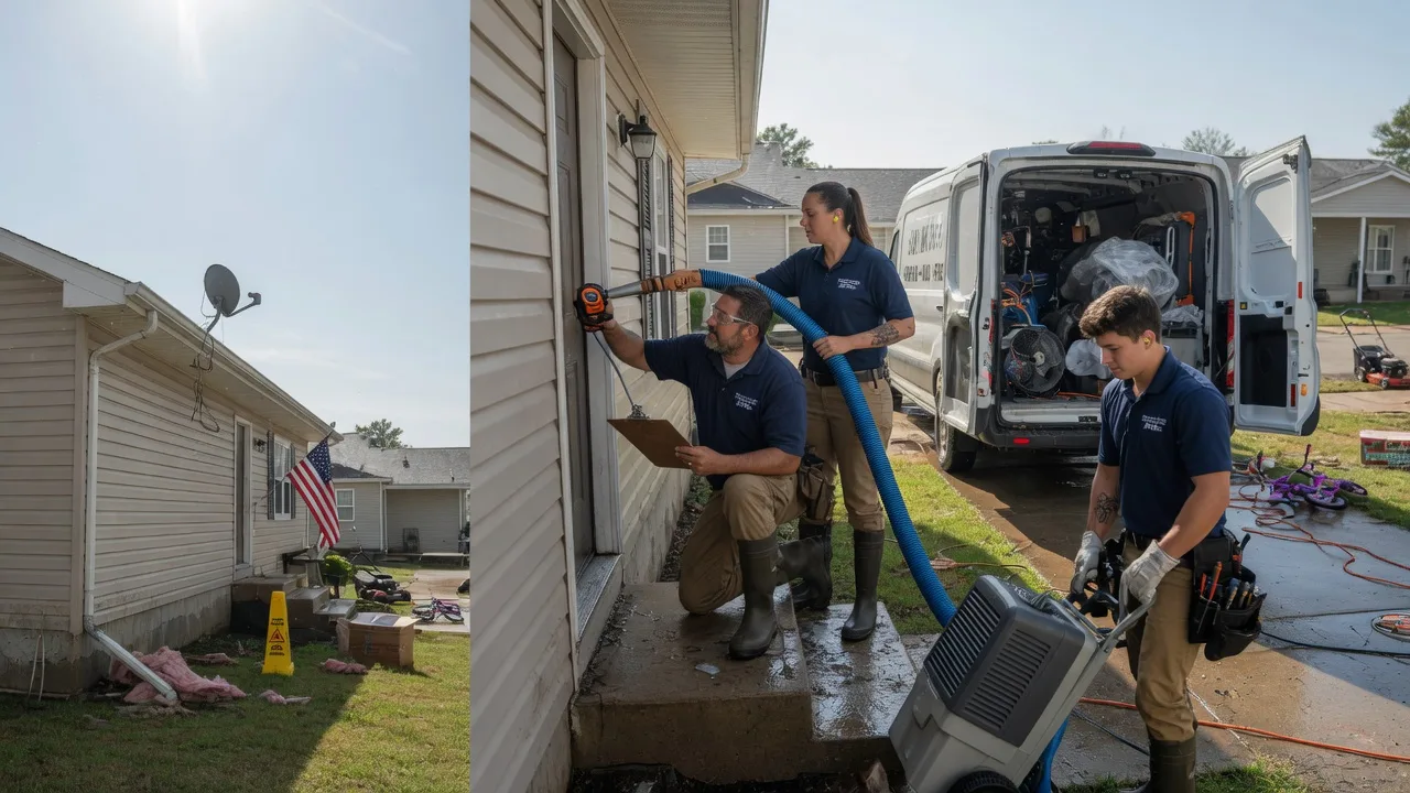 Ceiling Water Damage Restoration in Eva, TN near me